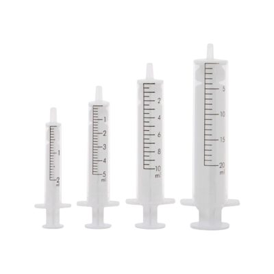 Seringas 2 corpos/peças luer